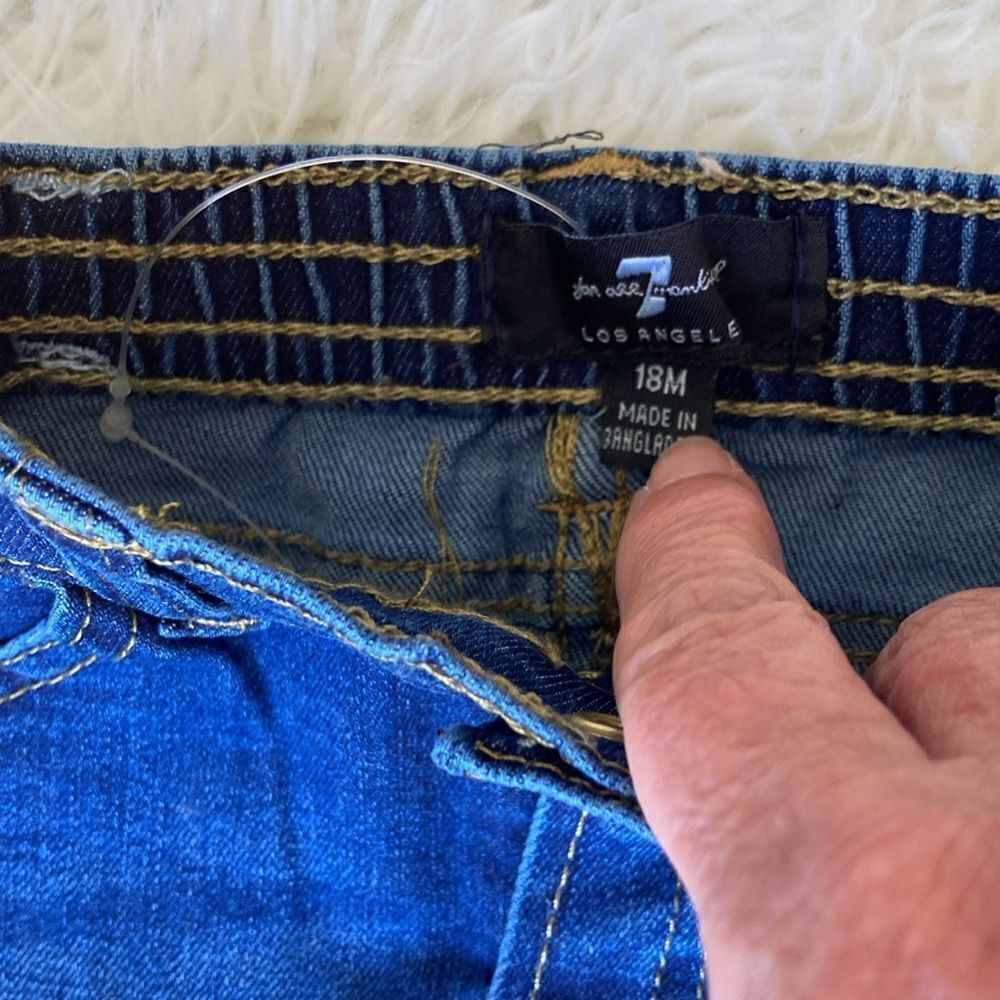 New With Tags Toddler Bundle of Jeans Seven for All Mankind 18 M Gap 18M New - Picture 11 of 14